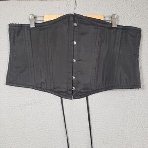 True Corset Playgirl Strong Steel Boned Black 38 Inch Waist Trainer